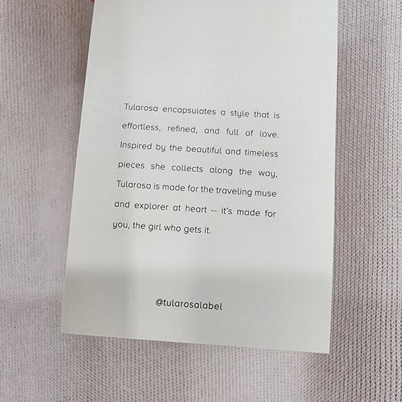 Revolve TULAROSA Long Sleeve Neda Sweatshirt In Vanilla Cream Size Large - Picture 4 of 5